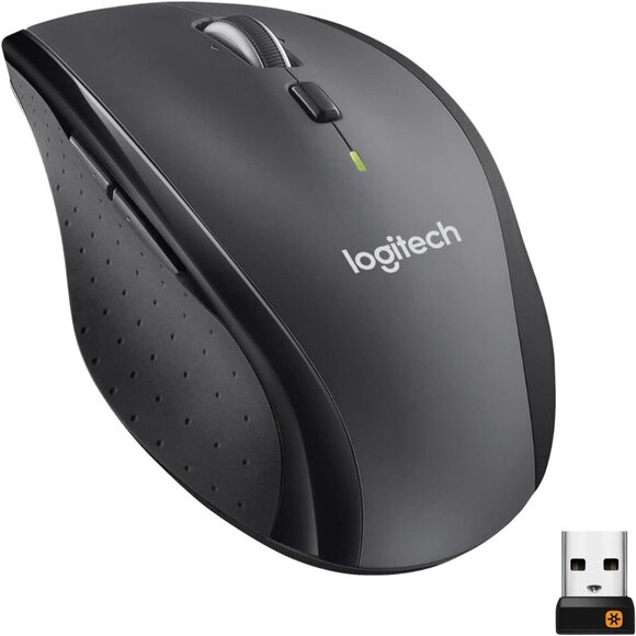 ✨Mouse Marathon Wireless 2.4 GHz Receiver 3-Year Battery Compatible with Laptop